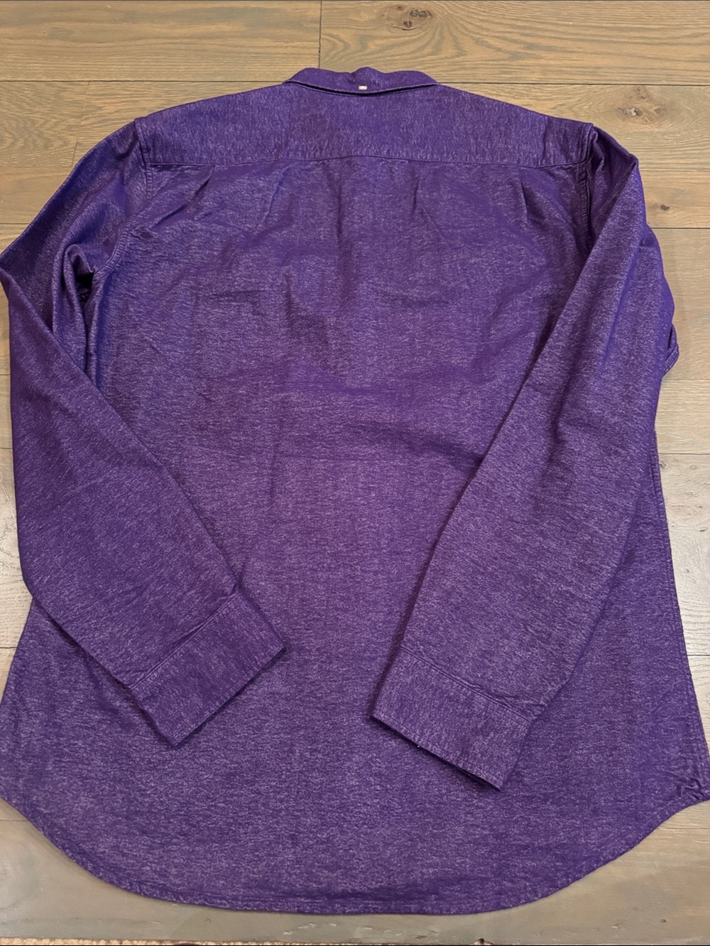Supreme Deep Purple Long-Sleeve Button Down Shirt - Picture 7 of 7